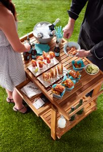 Action Stations - Champagne & Seafood Cart