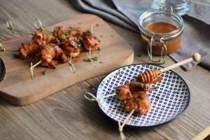 Father's Day Menu - Chipotle BBQ Shrimp wrapped with Bacon